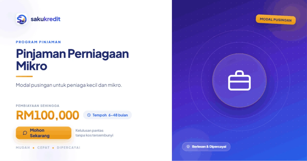 Banner Pinjaman Perniagaan Mikro